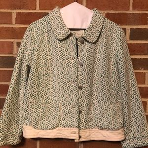 NWT Cartonnier Lattice Meadow Green Lace Size L